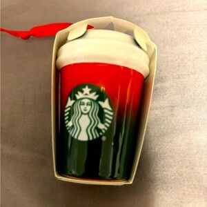 Starbucks Ceramic Ornament!